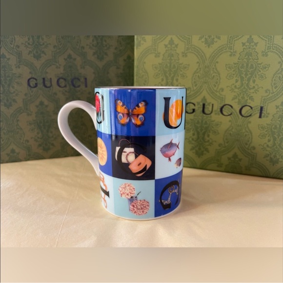 GUCCI VINTAGE PORCELAIN CUP.  2 Available - Picture 2 of 8